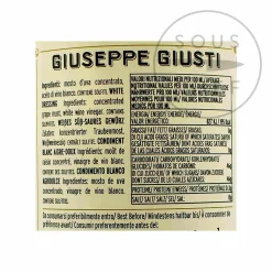 Giusti Sweet & Sour White Balsamic Condiment 5 Year Aged, 250ml