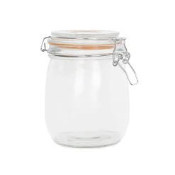 Glass Clip Top Preserving Jar