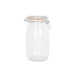 Glass Clip Top Preserving Jar