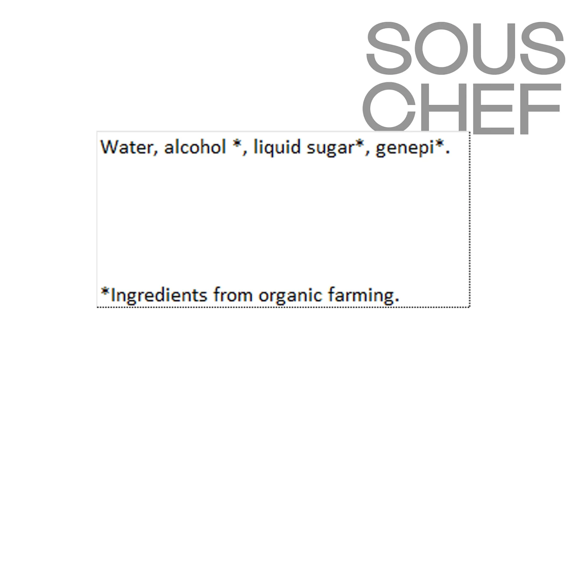 Grand Rubren Organic Genepi Liqueur from The Alps 40% ABV, 700ml