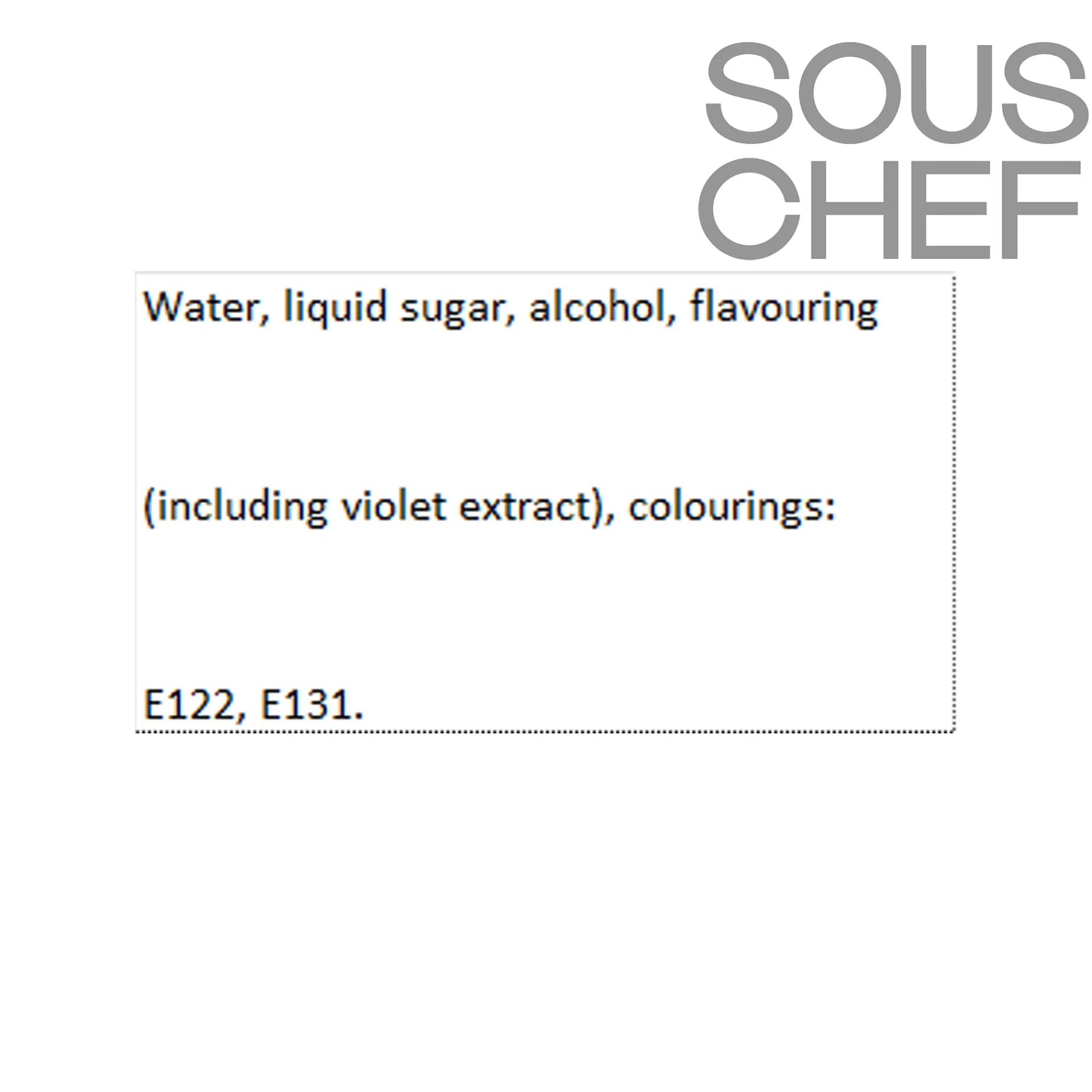 Grand Rubren Violet Liqueur 18V, 500ml