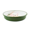 Green Marble Enamel Round Roasting & Serving Dish, 28cm