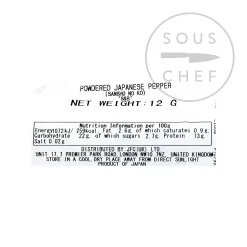 Ground Japanese Sansho Pepper, 8g