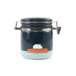 Halen Mon Pure Sea Salt in Blue Church-In-The-Sea Ceramic Jar, 100g