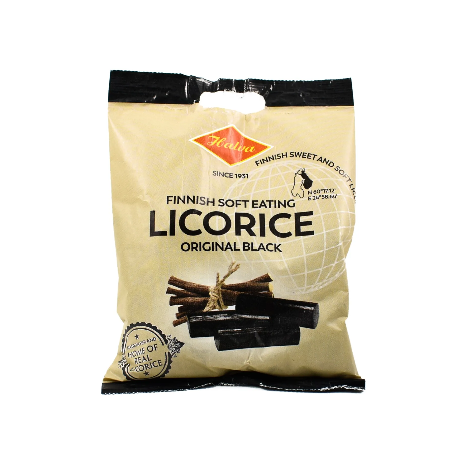 Halva Finnish Soft Eating Licorice Bag, 200g