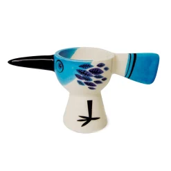 Hannah Turner Blue Bird Egg Cup, 6cm