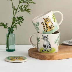 Hannah Turner Cat Mug, 350ml