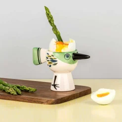 Hannah Turner Green Bird Egg Cup, 6cm