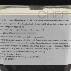 Hatcho Miso Traditional 18 Month Matured Miso, 400g