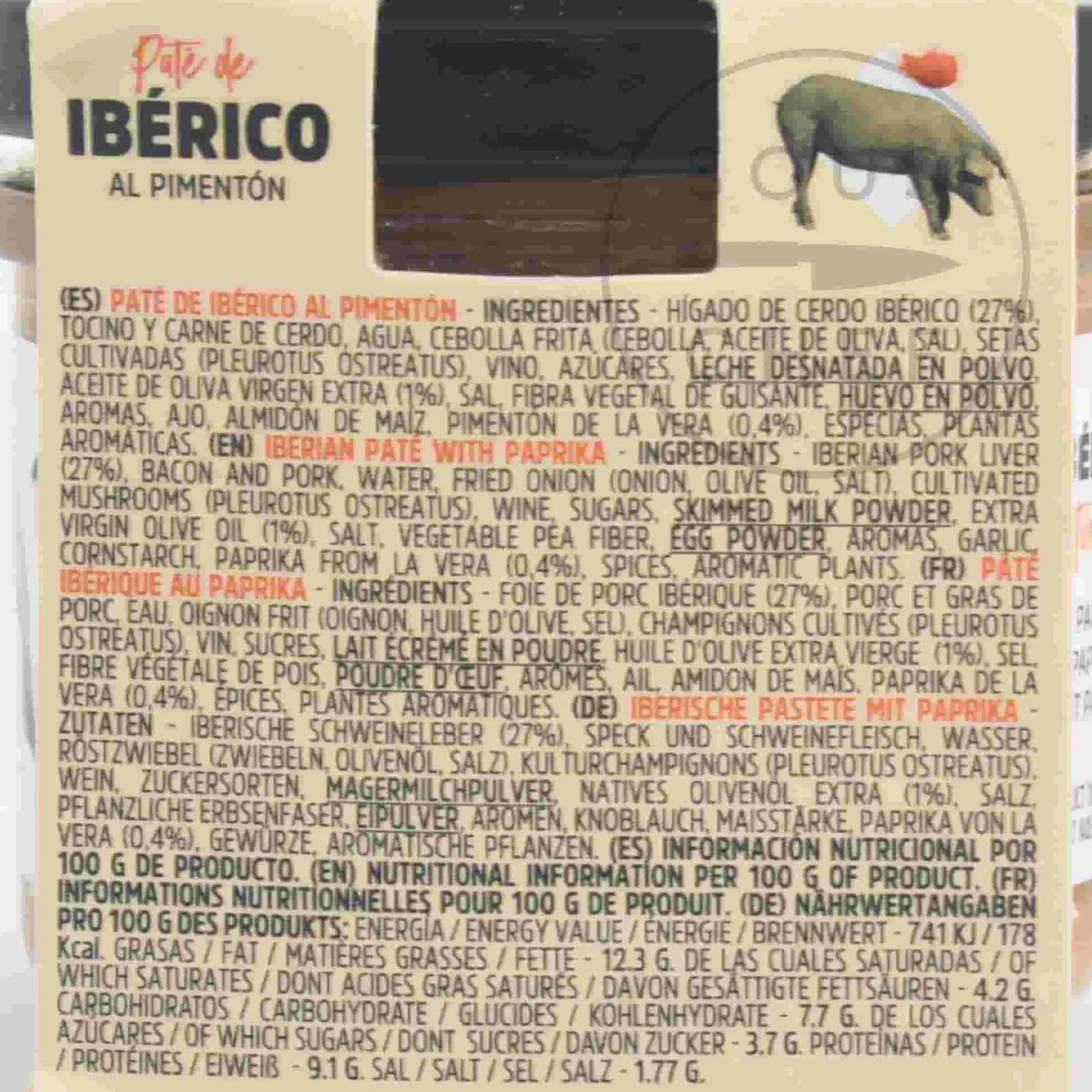 Iberico Pate with Paprika, 110g