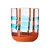 Ichendorf Milano Orange & Teal Patterned Tumbler, 350ml