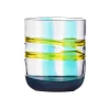 Ichendorf Milano Teal & Yellow Patterned Tumbler, 350ml