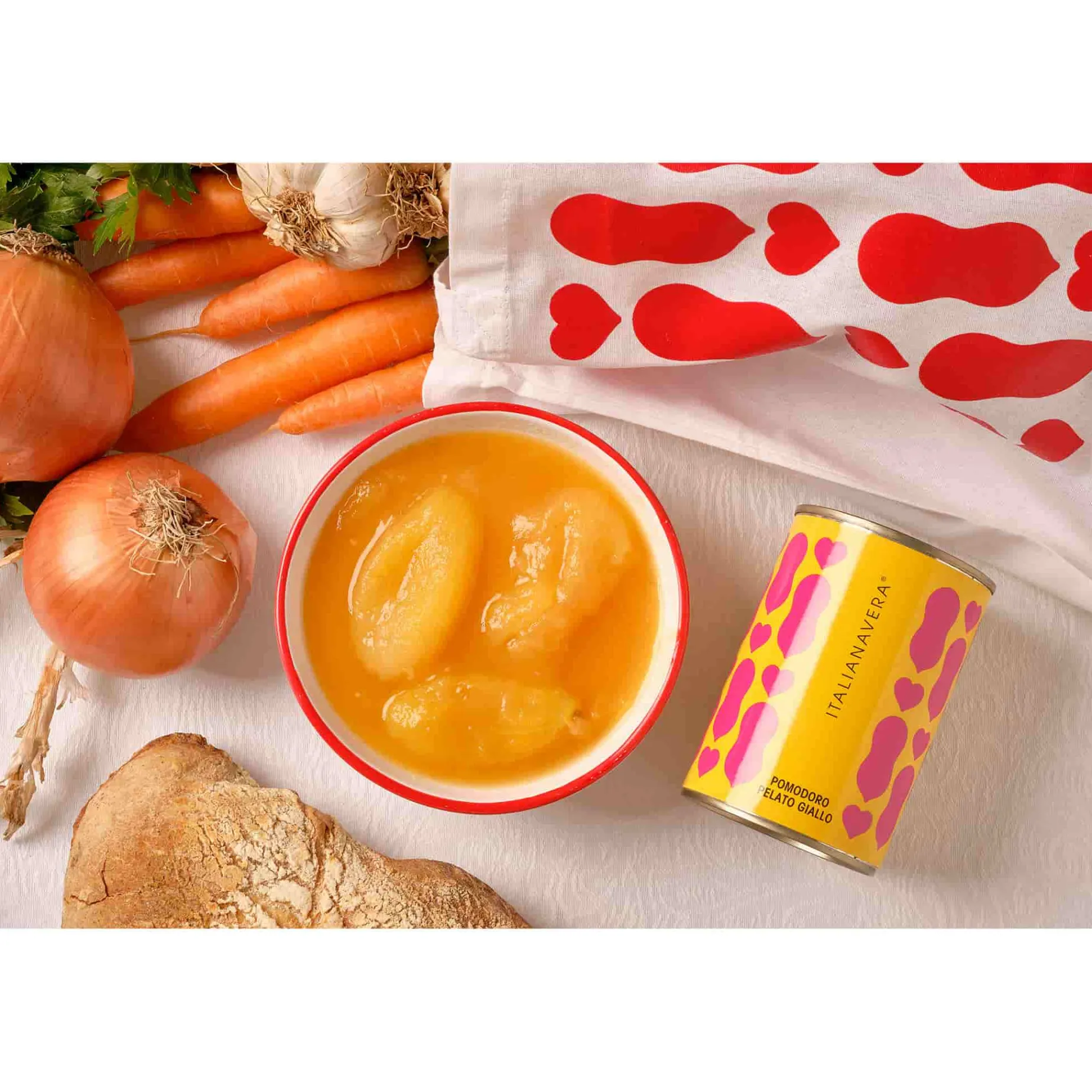 Italianavera Yellow Peeled Tomatoes, 400g