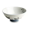 Japanese Cat with Footprints Rice Bowl, 14cm