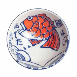 Japanese Fish Rice Bowl, 13.5cm