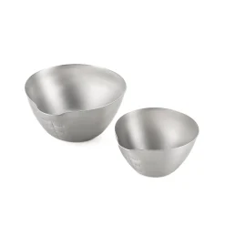 Japanese Stainless Steel Mixing Bowl with Pouring Spout