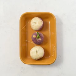 Kapka x Sous Chef Colourblock Enamel Roasting Dish, 21cm, Pink & Yellow