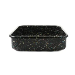 Kapka x Sous Chef Galaxy Splatter Enamel Square Roasting & Serving Dish, 21cm