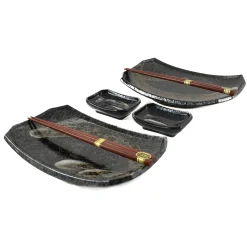 Karasuba-Iro Sushi Serving Set