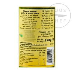 Khanum Minced Garlic & Ginger, 220g