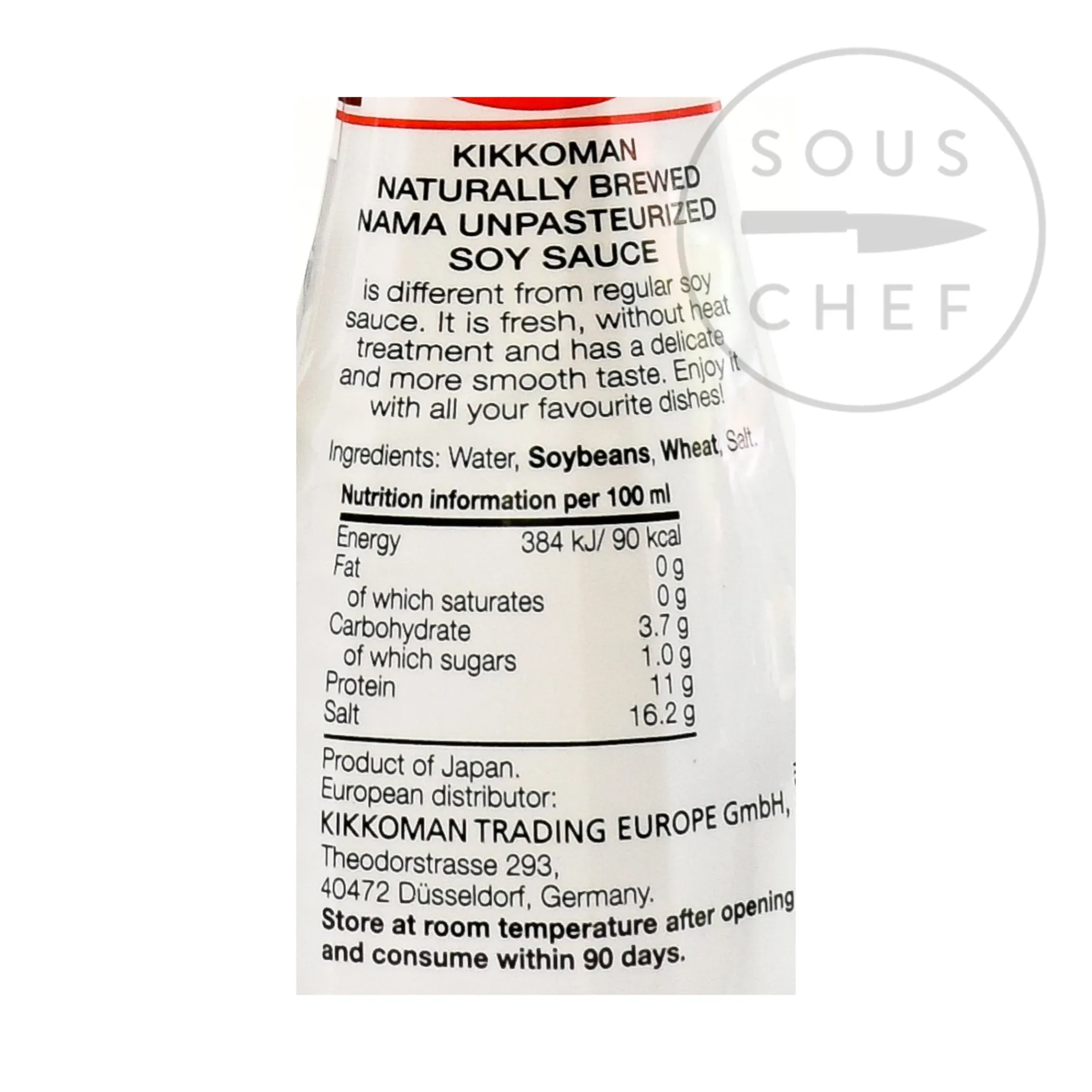 Kikkoman Nama Soy Sauce - Raw Unpasteurised, 200ml