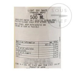 Kikkoman Usukuchi Shoyu - Light Soy Sauce, 500ml