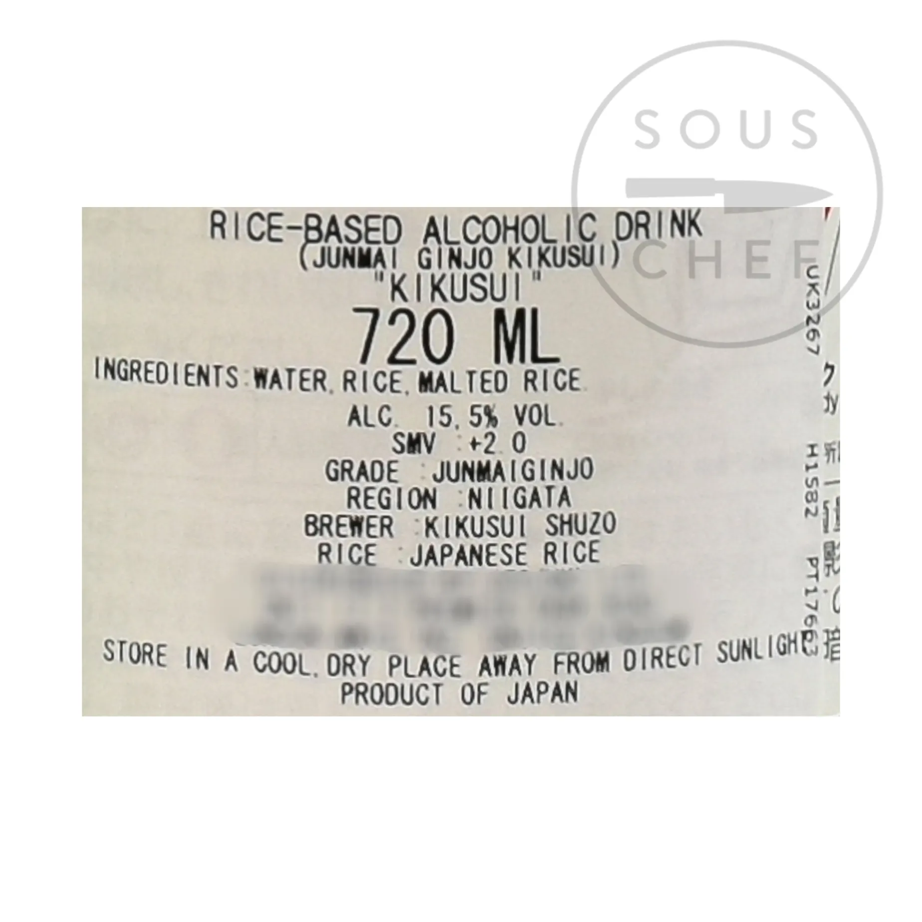 Kikusui Junmai Ginjo, 720ml