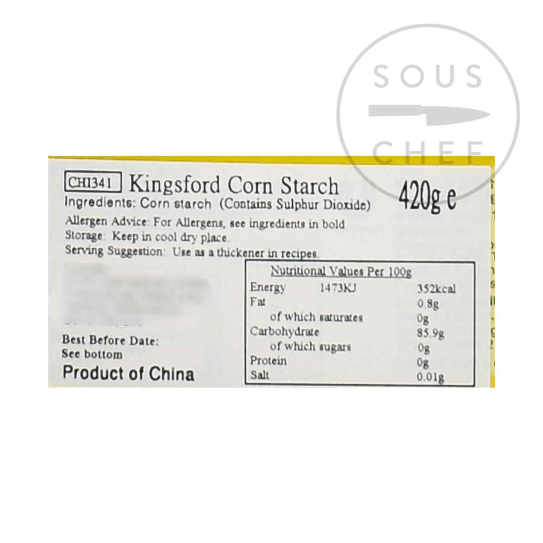 Kingsford Corn Starch, 420g