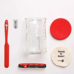 KneadAce Signature Sourdough Starter Jar Kit, 32oz