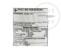Korean Solar Sea Salt Flakes, 400g