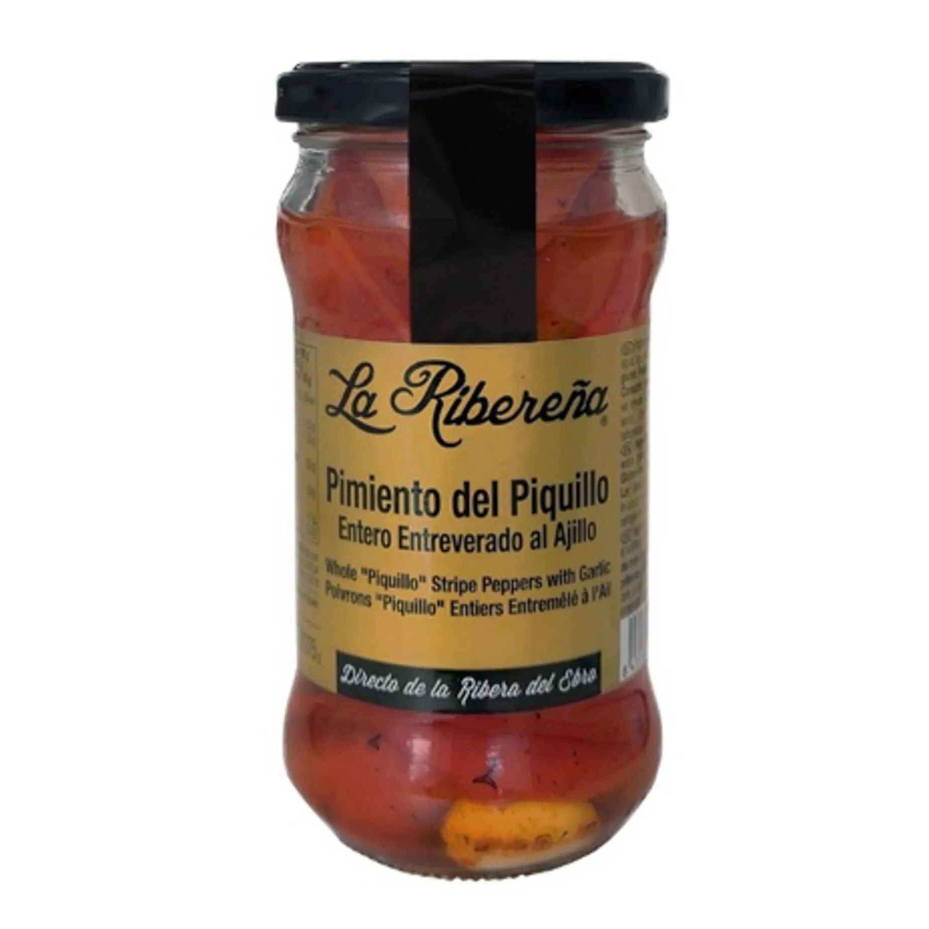 La Ribena Roasted Piquillo Peppers with Garlic, 290g