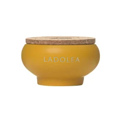 Ladolea Greek Fleur De Sel Sea Salt in Ceramic Pot, 100g