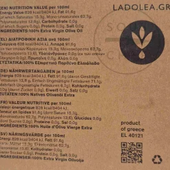 Ladolea Megaritiki Greek Intense Extra Virgin Olive Oil, 600ml