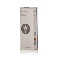 Ladolea Organic Greek Patrinia Delicate Extra Virgin Olive Oil in Tin, 500ml