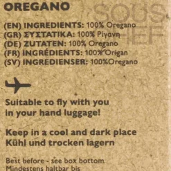 Ladolea Set of 2 Greek Fleur De Sel Sea Salt & Oregano, 30g & 5g