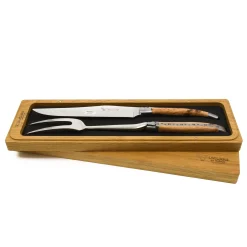 Laguiole en Aubrac Carving Set, Juniper