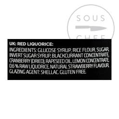 Lakrids Liquorice 3 - Red, 150g