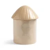 Large Cream Mushroom Storage Jar, 18cm
