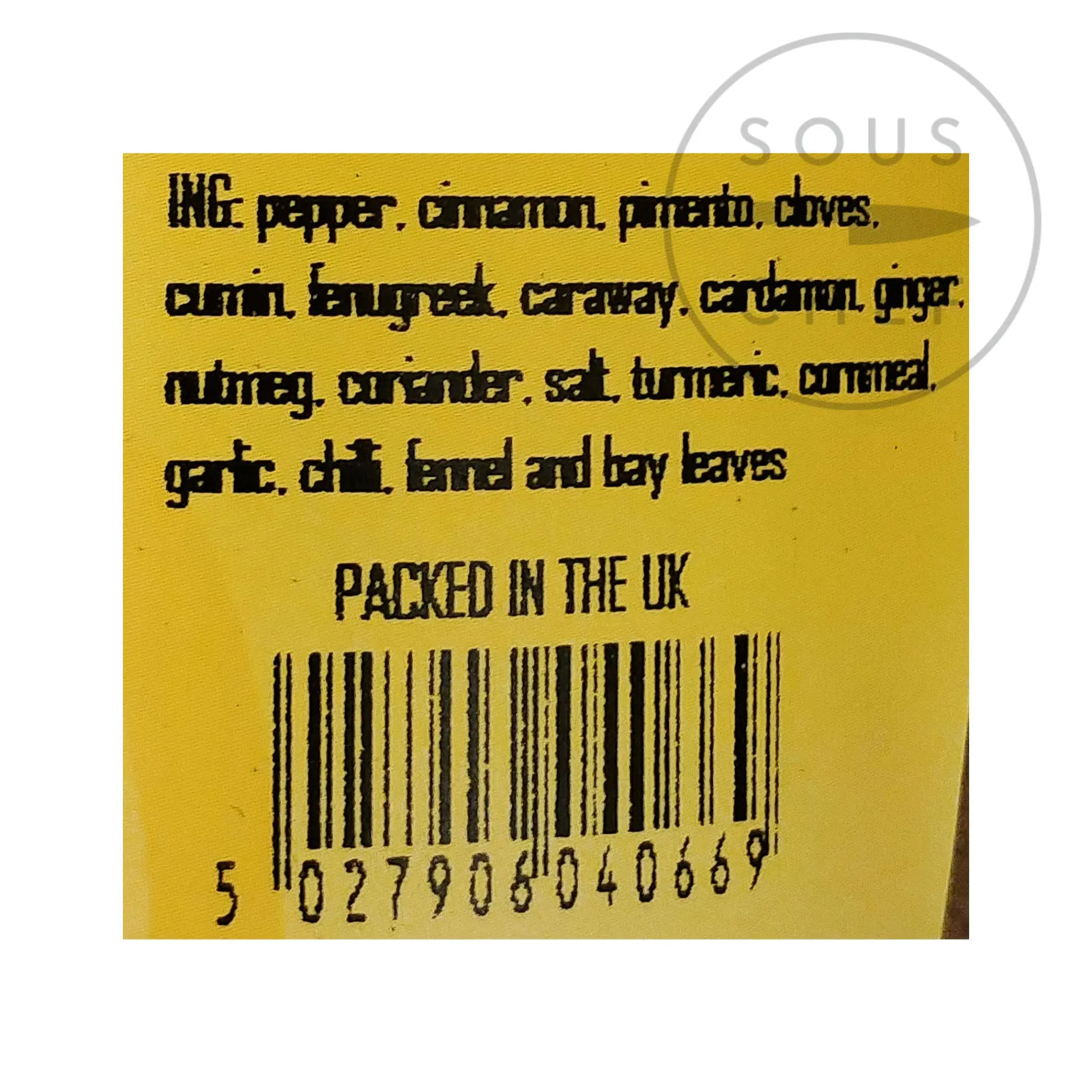 Lebanese 7 Spice Catering Size