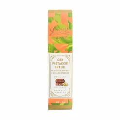 Leone Milk Chocolate Bar with Whole Sicilian Pistachios, 55g
