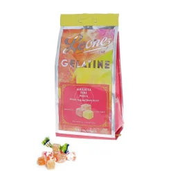 Leone Mixed Flavours Fruit Jellies Pattern Handy Bags, 150g