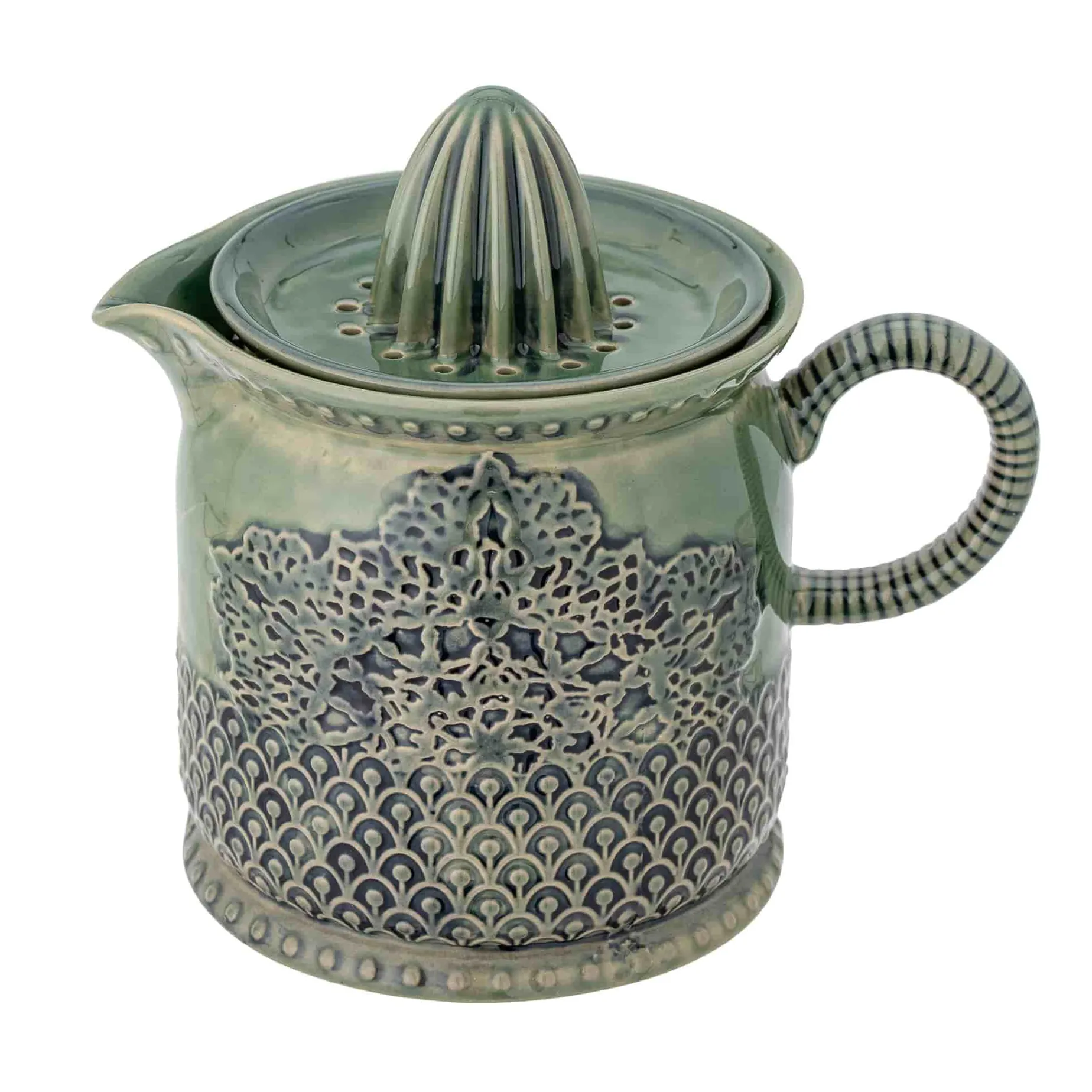 Liselu Green Floral Lemon Juicer