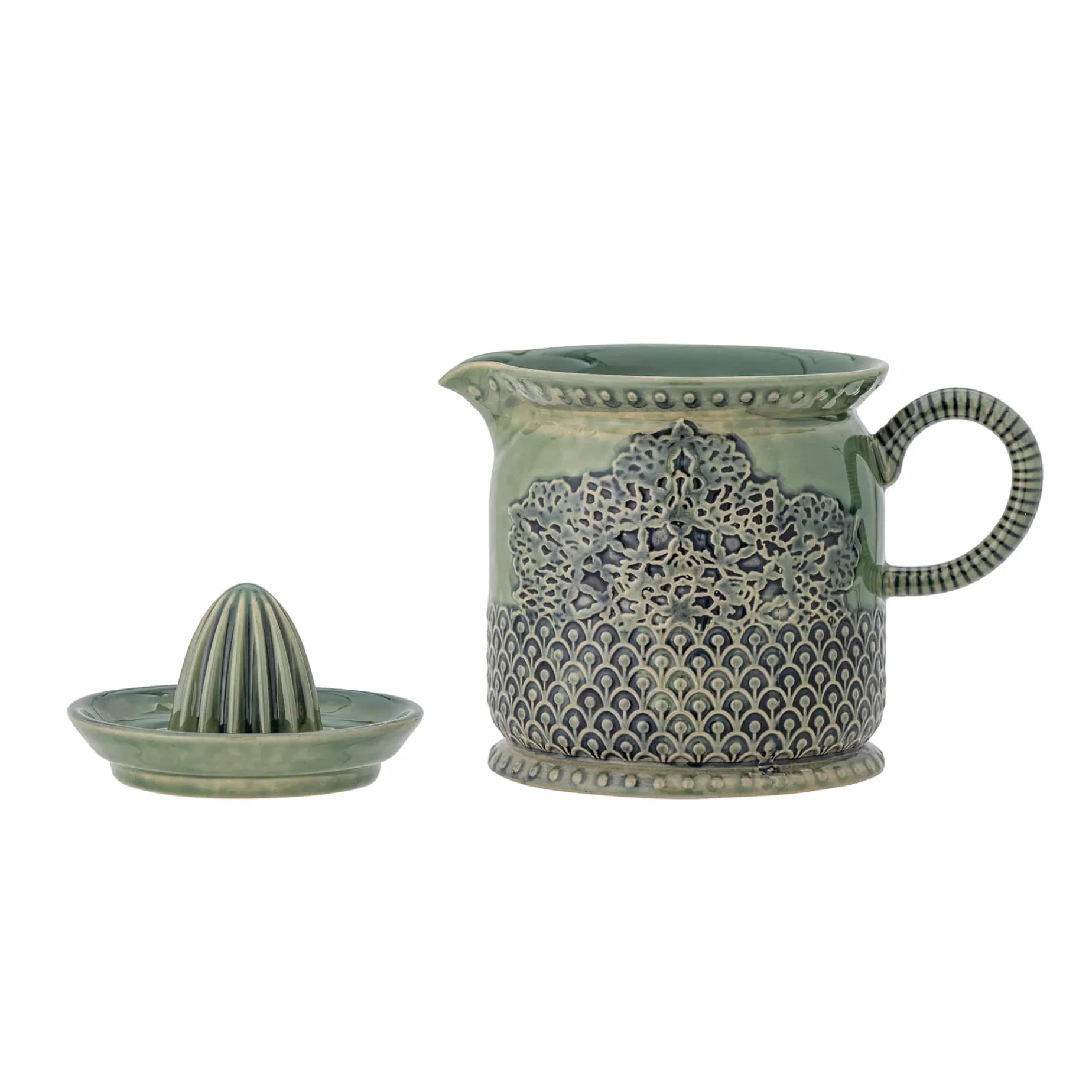 Liselu Green Floral Lemon Juicer