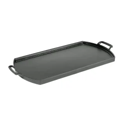 Lodge Blacklock Cast Iron Double Burner, 25.5x50.8cm