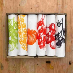 Lottie Day Set of 6 Tomato Napkins