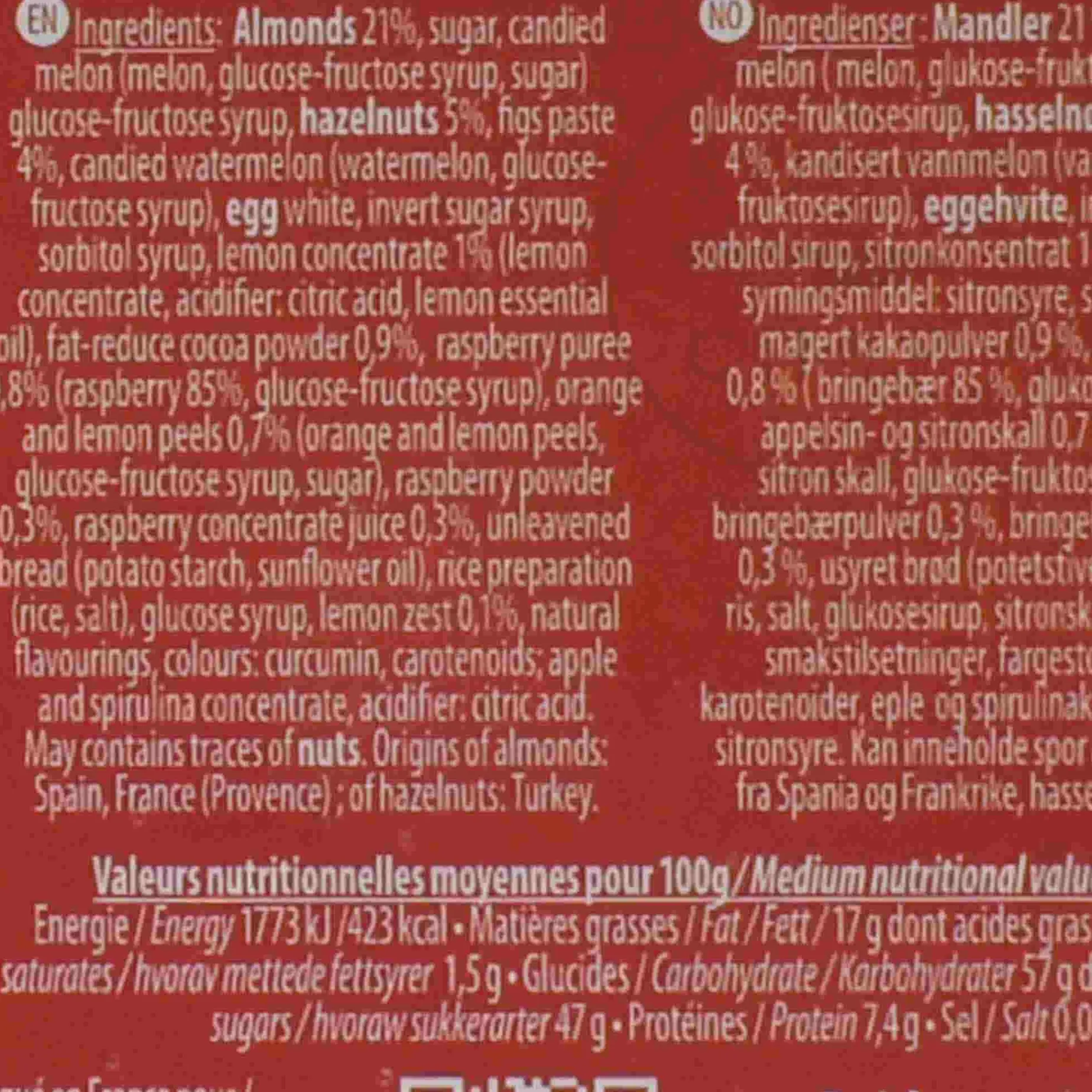 Maison Bremond Assorted Calisson 5 Flavours, 125g