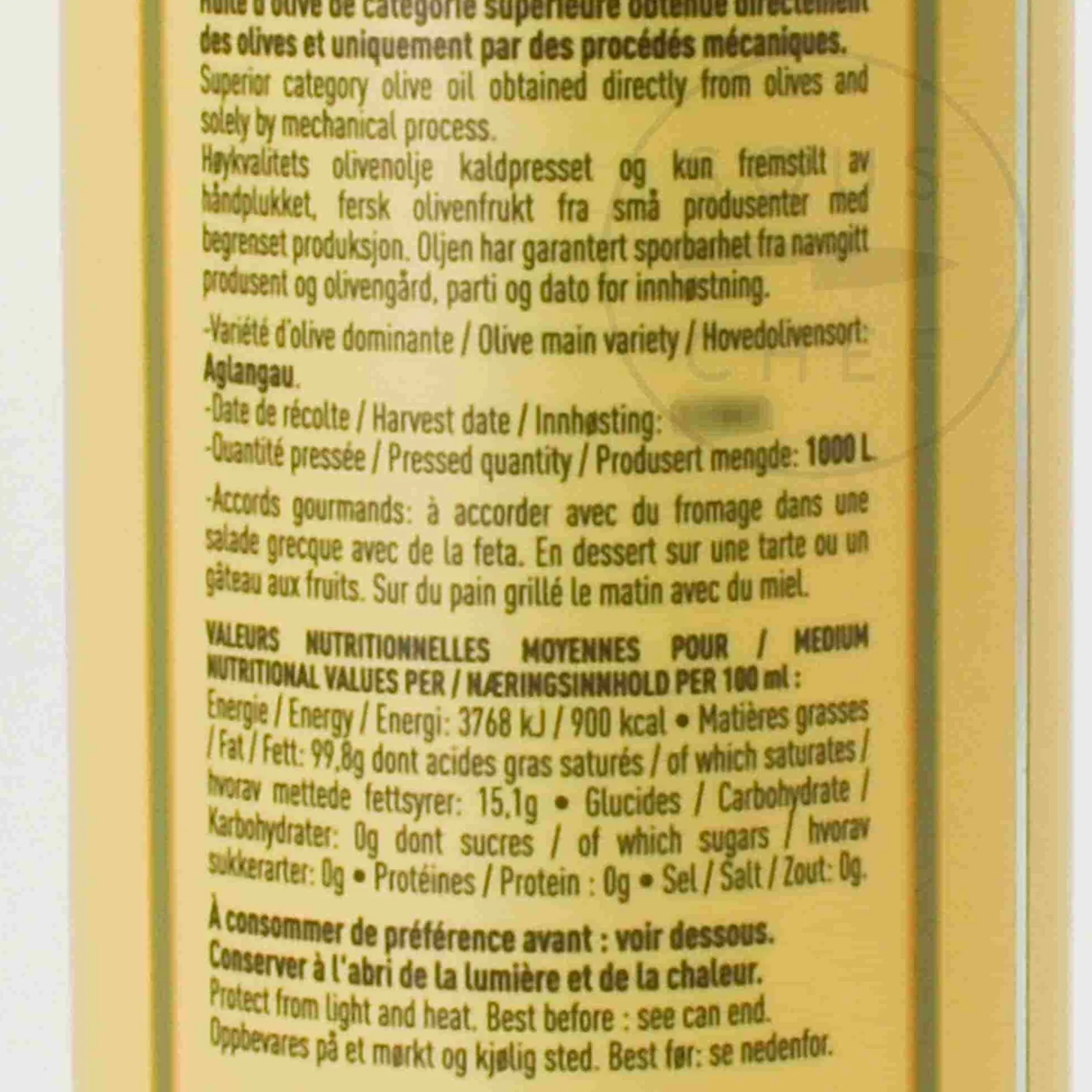 Maison Bremond Heritage Ripe Fruity Provence Extra Virgin Olive Oil, 500ml