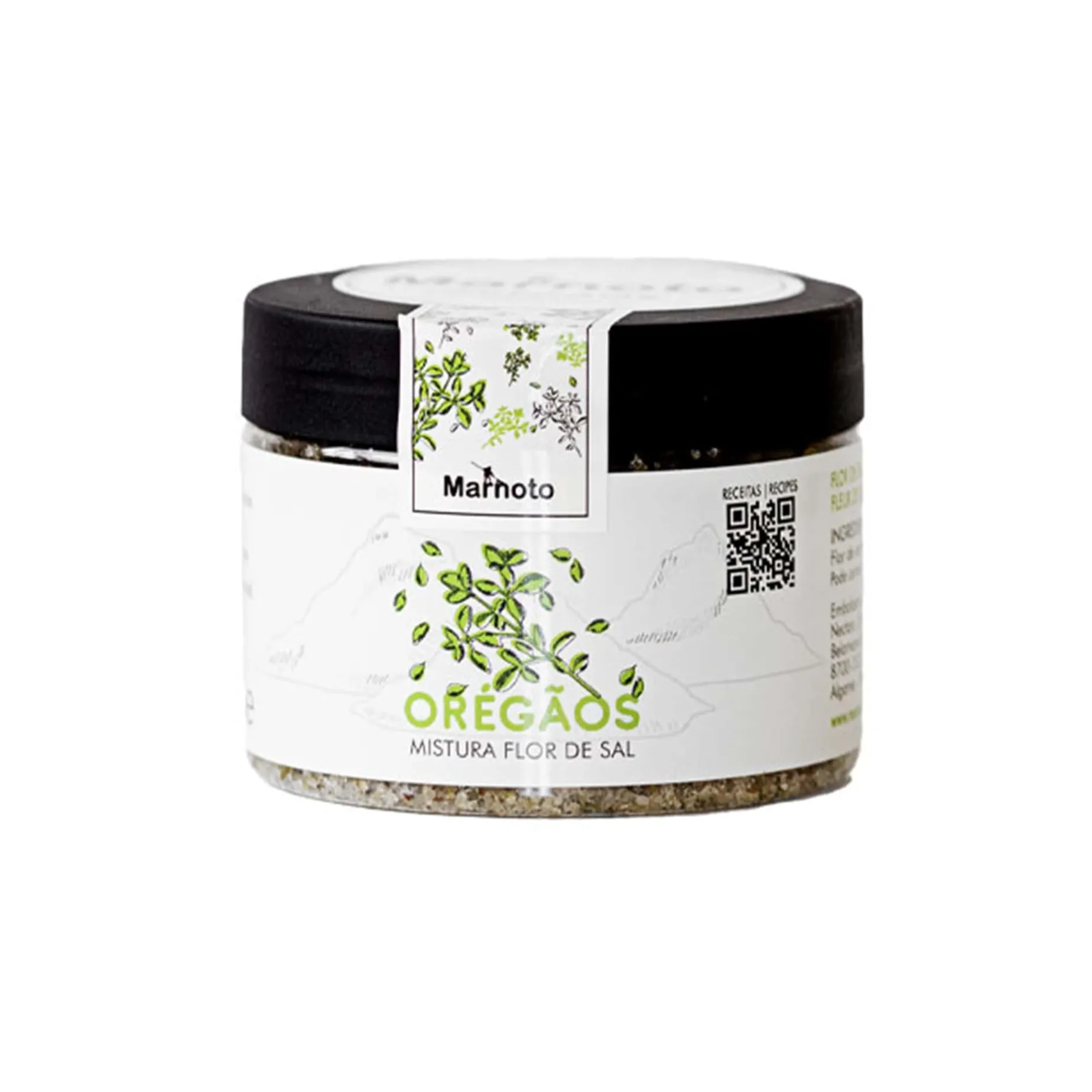 Marnoto Fleur De Sel with Oregano, 125g