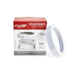 Masontops Wide Mouth Tough Bands, Set of 4