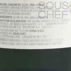 Mate Organic Lemon Flavoured Olive Oil, 250ml